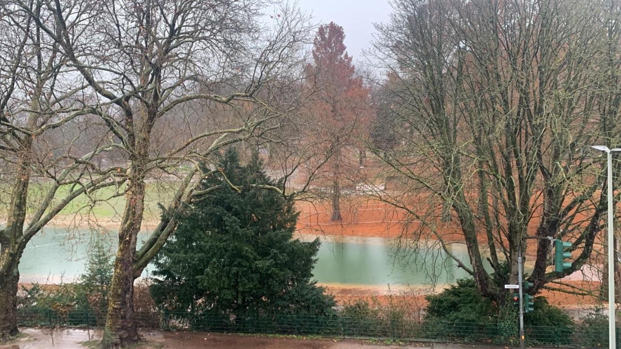 Moebliertes Wohnung Am Geroweiher Moenchengladbach Buitenkant foto